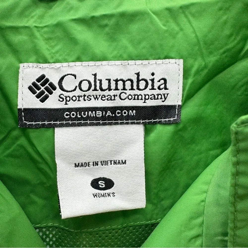 Columbia Omni-tech waterproof breathable hooded rain jacket coat women's small. - Picture 9 of 9